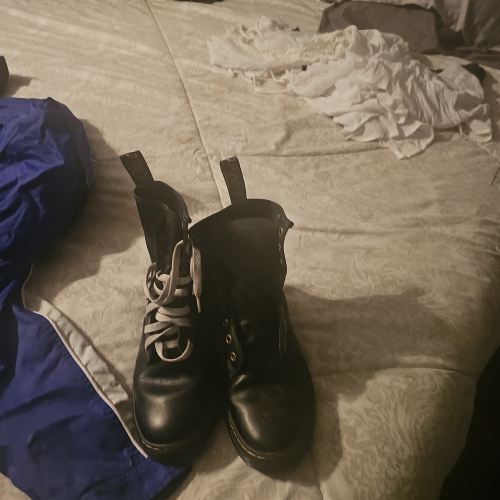Dr. Martens Black Lace Up Boots